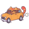 Video sticker 🚙 Cats - @ShoutoEmoji