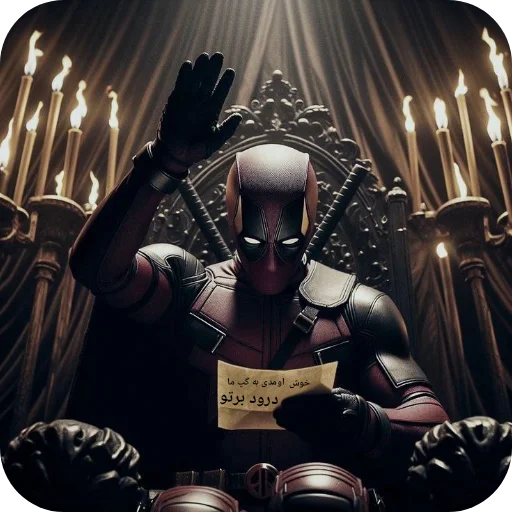 Sticker 👏 Deadpool 🔱