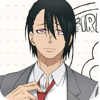 Telegram sticker 🔥 @meti_ml (黒髪 | Kurokami)