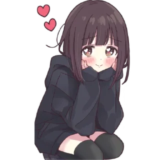 Telegram sticker 🤗 Куруми-чан 20 @Nyasticks
