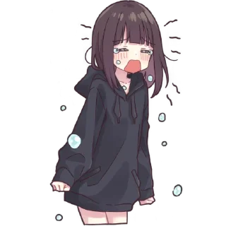 Telegram sticker 😭 Куруми-чан 20 @Nyasticks