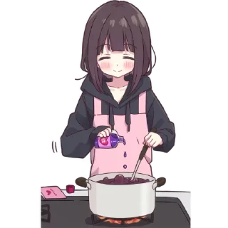 Telegram sticker 👩‍🍳 Куруми-чан 20 @Nyasticks