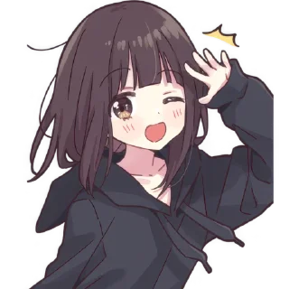 Telegram sticker 👋 Куруми-чан 20 @Nyasticks