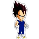 Telegram sticker 😏 Chibi Dragon Ball - S4T.tv