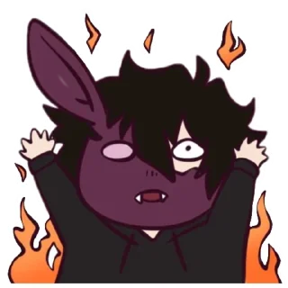Telegram sticker 😼 hey Its ME @TenebrisV0x - @immortal_Saar