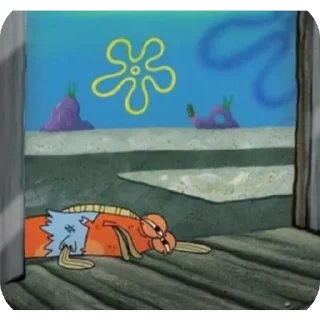 Telegram sticker 🫥 Spongebob @Amirreza_nk