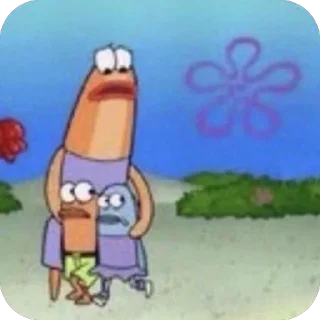 Telegram sticker 🫥 Spongebob @Amirreza_nk