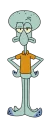 Sticker 😐 - Squidward - by: @Amirreza_nk