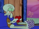 Telegram sticker ❤ - Squidward - by: @Amirreza_nk