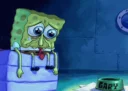 Telegram sticker 😔 - Squidward - by: @Amirreza_nk