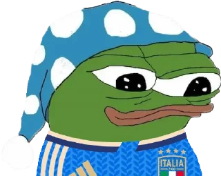 Telegram sticker 😴 Italy World Cup 2026 by 🇮🇹[ @PepeAlireza ]🏆️