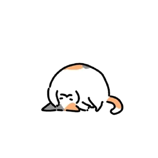 Sticker 💬 삼색고양이는 말랑말랑해 By @KakaoEmoticon