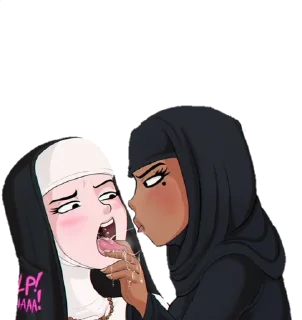 Телеграм стикер ❤️ Naughty N+H (@sexxsticker)