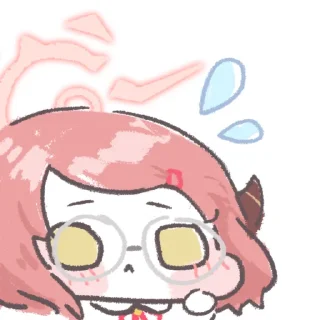 Telegram sticker ☺️ 블루아카콘