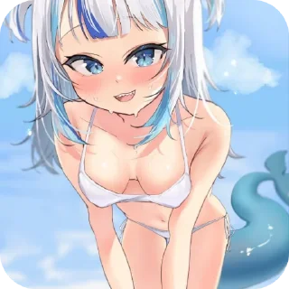 Telegram sticker ❤ Gawr gura @DarKYnvm