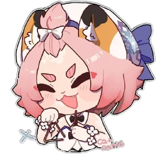 Telegram sticker 🤭 Кабаанчекее 🥟