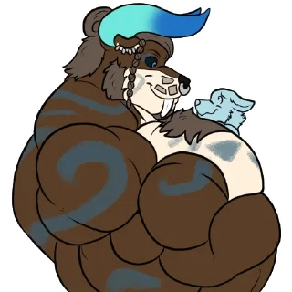 Telegram stiker 💪 Ambro Behemoth