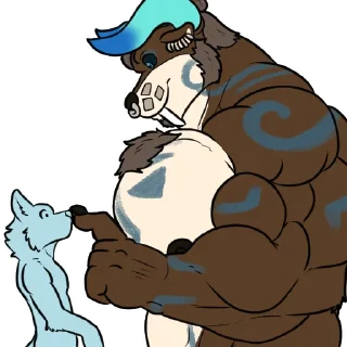 Telegram stiker 👃 Ambro Behemoth