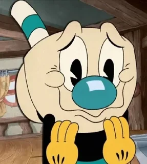 Telegram sticker 😖 Mugman my beloved :: @fStikBot