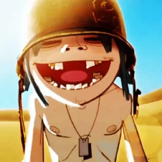 Telegram sticker 😄 Gorillaz @this_is_sticker_party