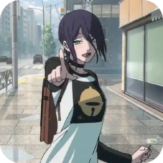 Telegram sticker 💇 Reze chan