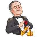 Телеграм стикер 👍 Don Corleone