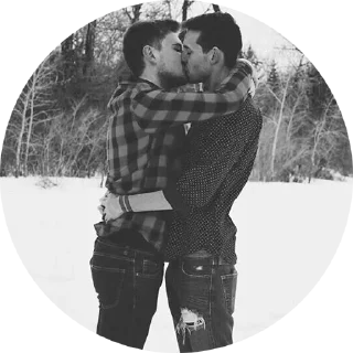 Telegram stiker ❤️ gay love @gay_love_dreams