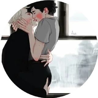 Telegram stiker ❤️ gay love @gay_love_dreams