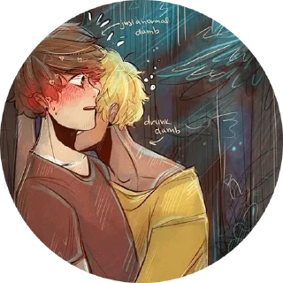 Telegram stiker ❤️ gay love @gay_love_dreams