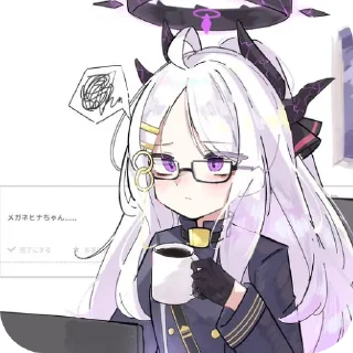 Telegram sticker 🎩 Mordochki of Sorasaki Hina //by @Iroha_Chaaaaan