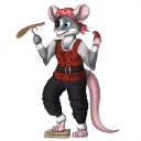 Sticker 🍕 Rattie TheRat