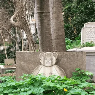 Telegram sticker 🐻 Graveyard by dasha ebalotnaya
