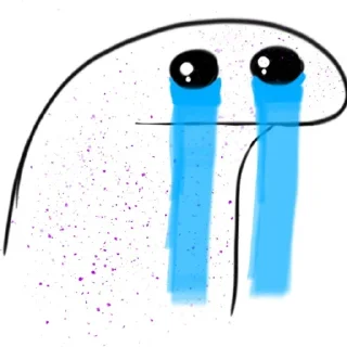 Sticker 😭 Vibing @ISECLUDED