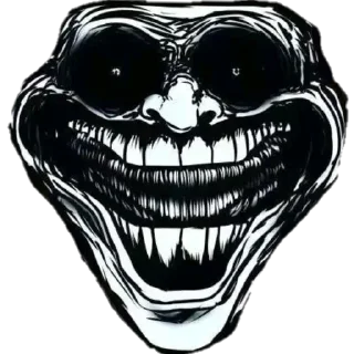 Telegram sticker 💀 Trollface