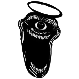 Telegram sticker ☠ Trollface
