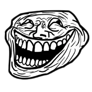 Telegram sticker 👍 Trollface