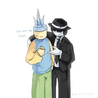 Telegram sticker 🎩 Forsaken