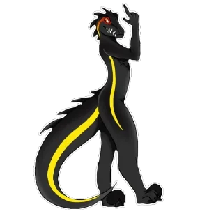 Telegram sticker 😌 Indy Indoraptor