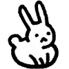 Video sticker 🐇 cute rabbit @uwuBerry