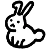 Sticker 🐇 cute rabbit @uwuBerry