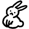 Sticker 🐇 cute rabbit @uwuBerry