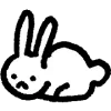 Video sticker 🐇 cute rabbit @uwuBerry