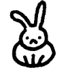 Sticker 🐇 cute rabbit @uwuBerry