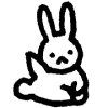 Sticker 🐇 cute rabbit @uwuBerry