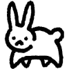 Sticker 🐇 cute rabbit @uwuBerry