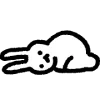 Sticker 🐇 cute rabbit @uwuBerry