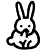 Sticker 🐇 cute rabbit @uwuBerry