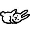 Sticker 🐇 cute rabbit @uwuBerry