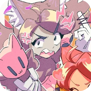 Telegram sticker 🤬 Пинки/мяумяу2