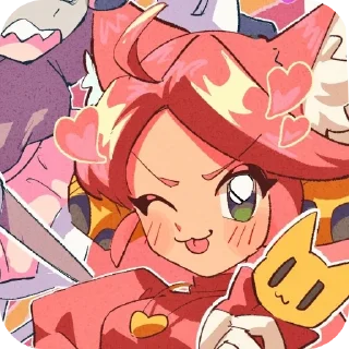 Telegram sticker ❤ Пинки/мяумяу2